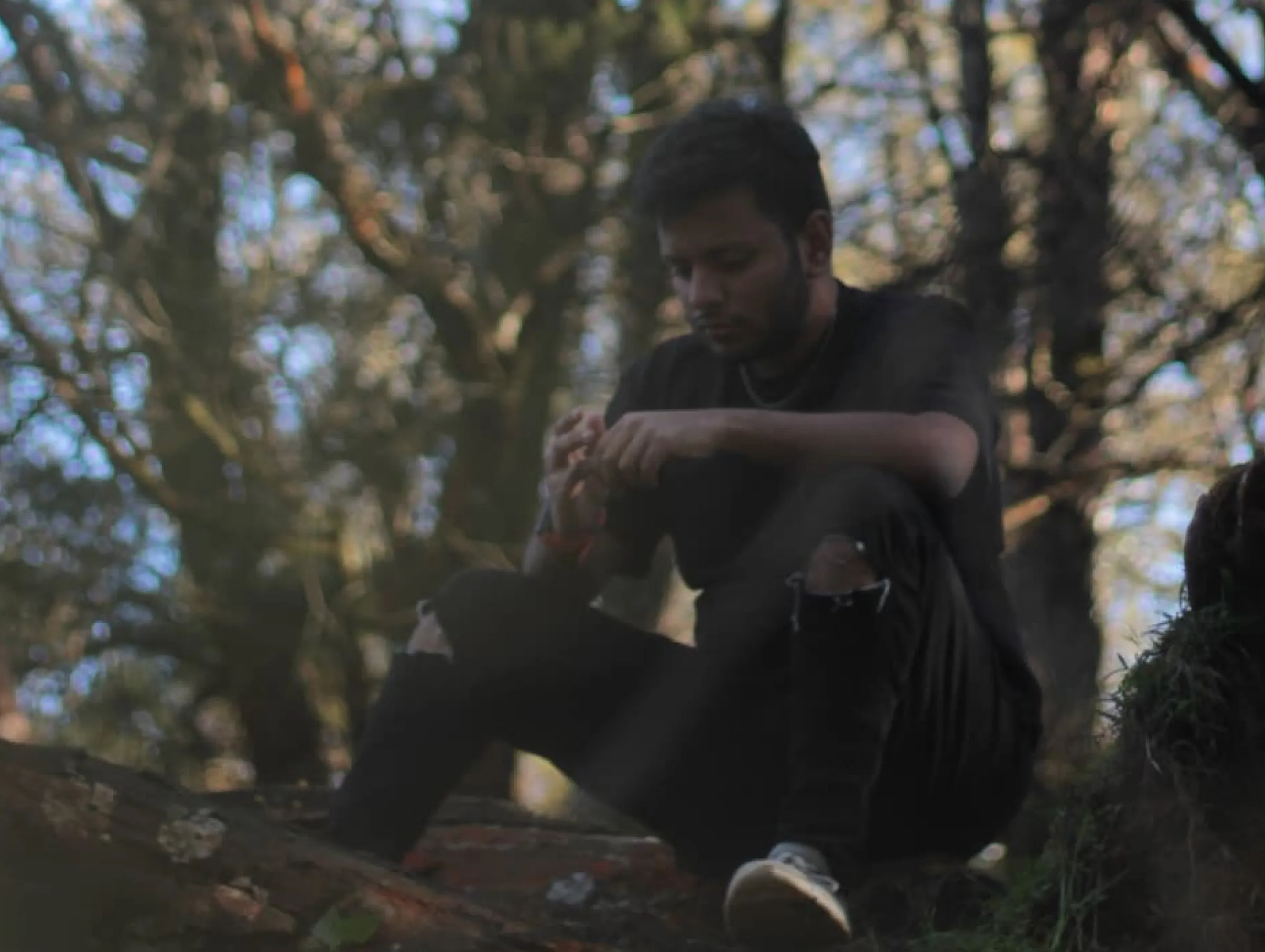 Pranesh - forest sitting